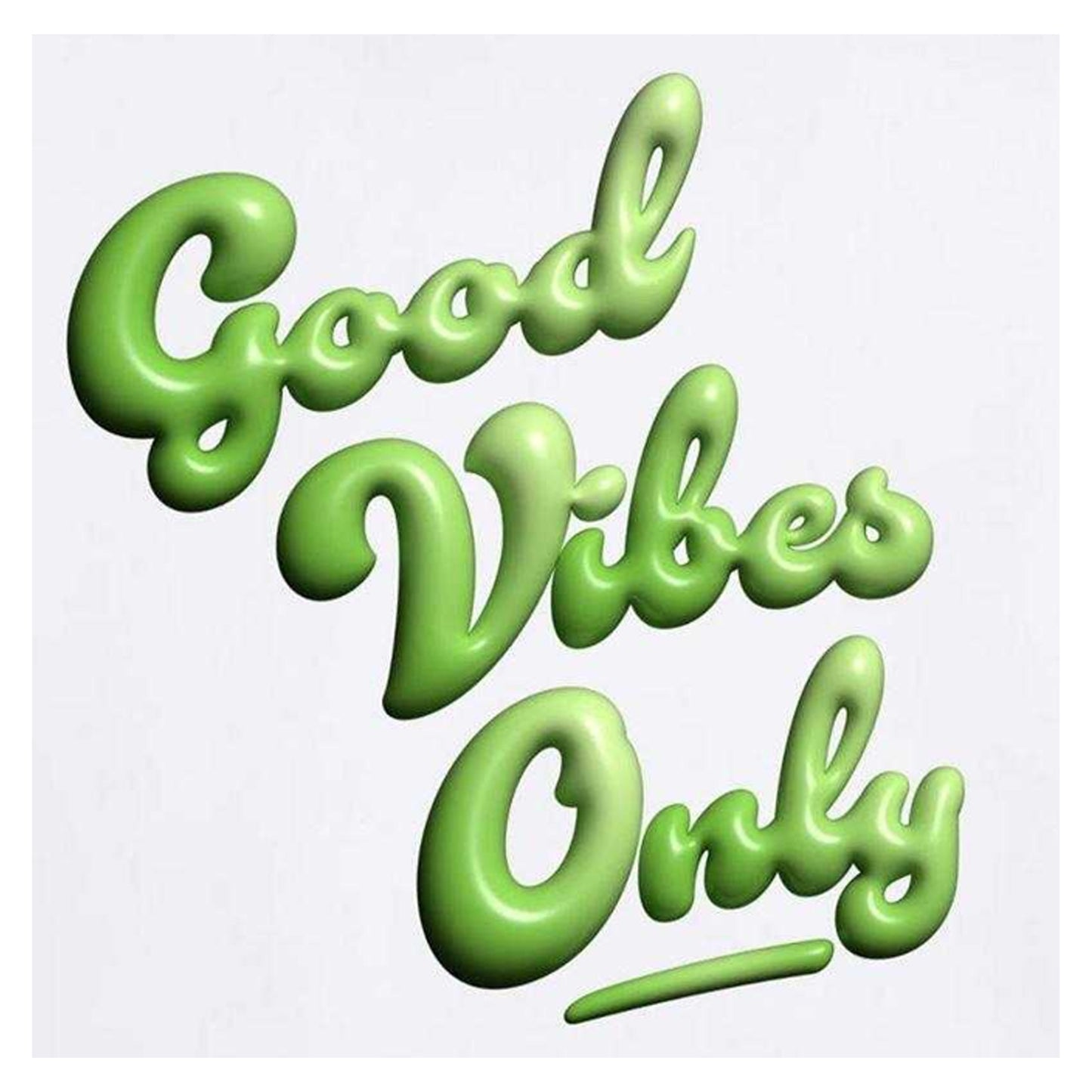 White - Side - AWD Mens Good Vibes Only T-Shirt