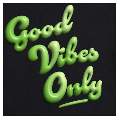 Black - Side - AWD Mens Good Vibes Only T-Shirt