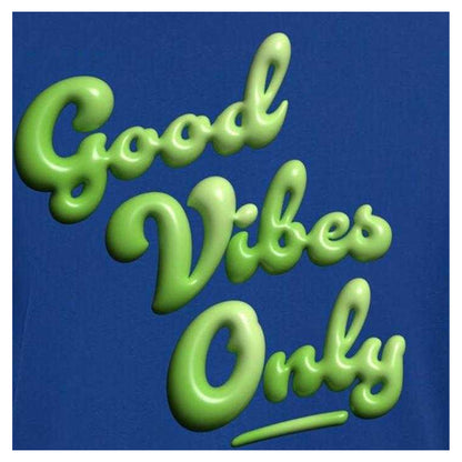 Blue - Side - AWD Mens Good Vibes Only T-Shirt