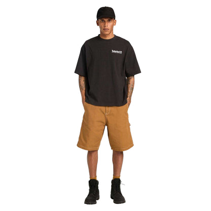 Black - Lifestyle - Timberland Mens Mountain Scene T-Shirt