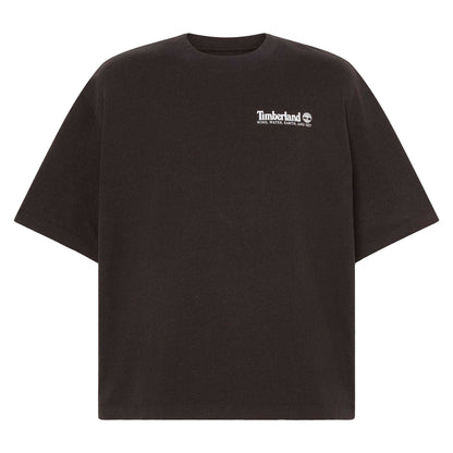 Black - Front - Timberland Mens Mountain Scene T-Shirt