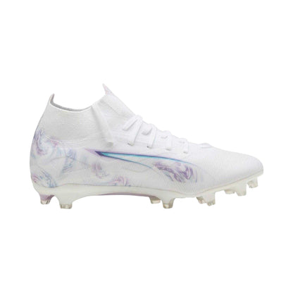 White - Front - Puma Womens-Ladies Ultra 5 Match+ Brilliance Swirl Football Boots