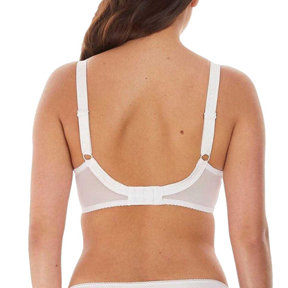 White - Back - Fantasie Womens-Ladies Lace Bra