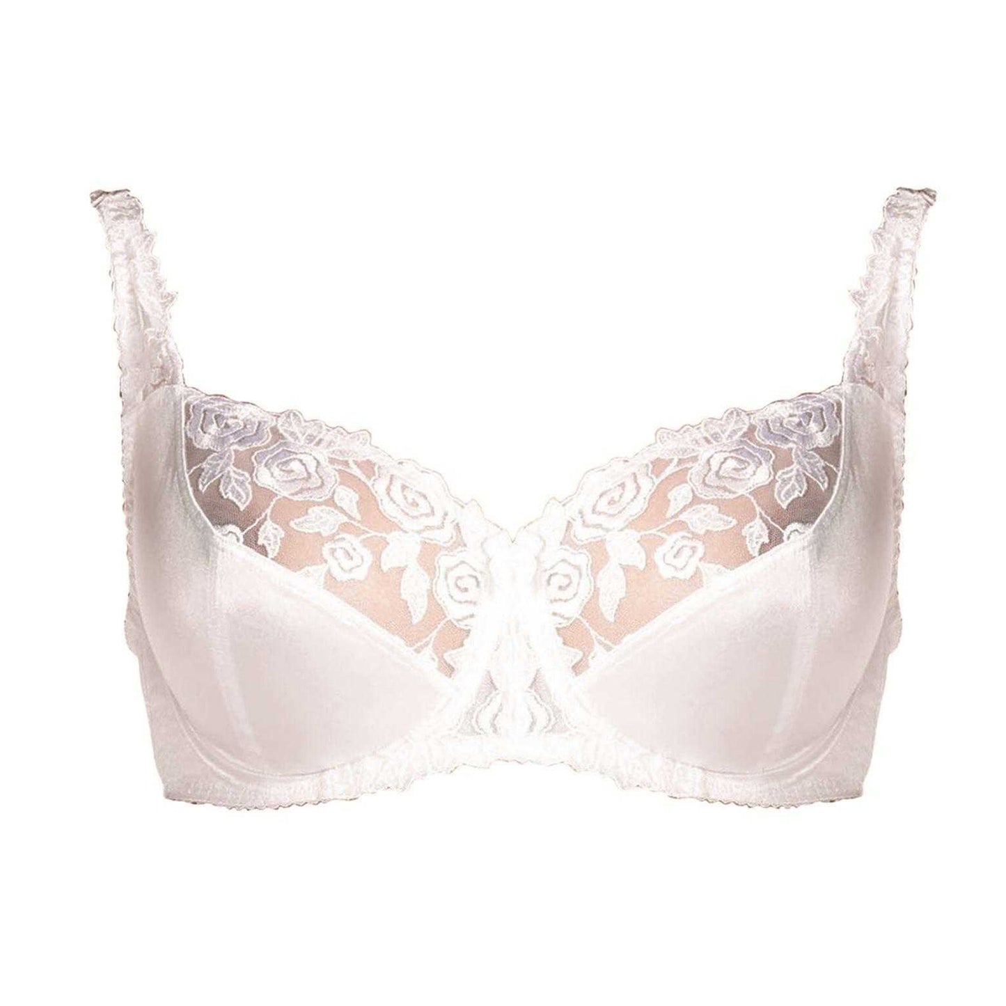 White - Front - Fantasie Womens-Ladies Lace Bra