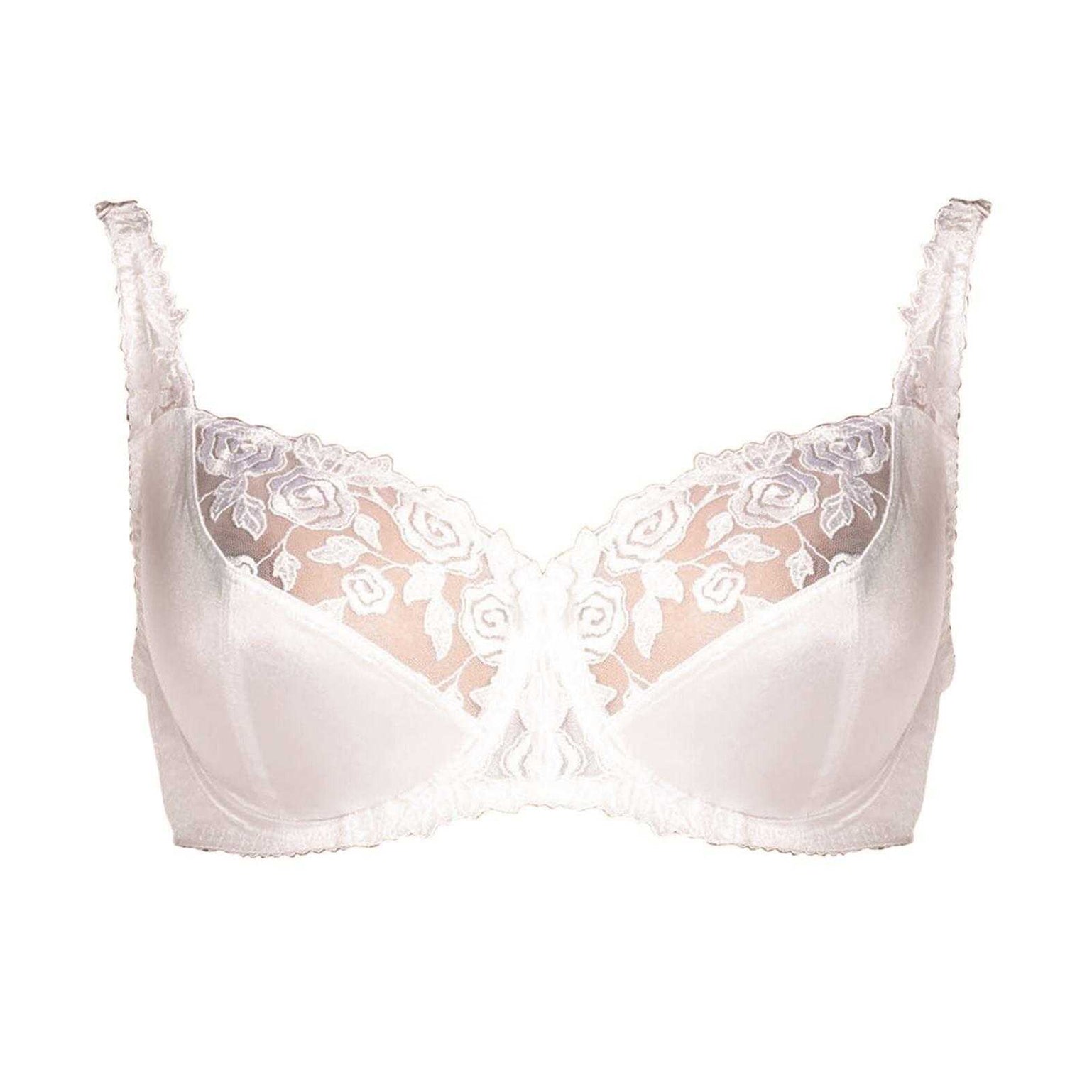 White - Front - Fantasie Womens-Ladies Lace Bra