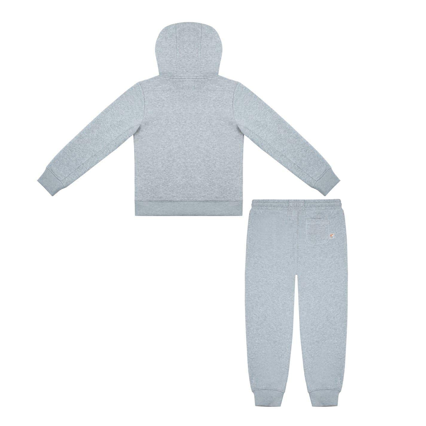Grey Marl Marl - Back - SoulCal Childrens-Kids Overhead Hoodie And Joggers Set