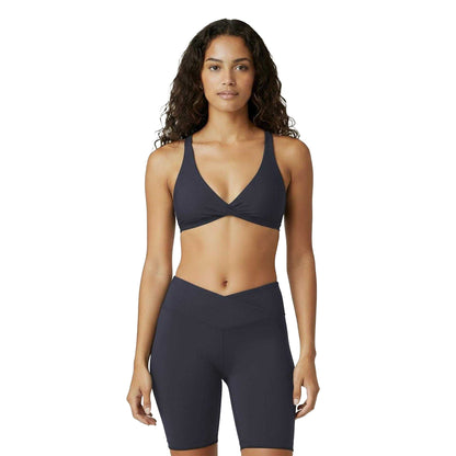 Black - Side - USA Womens-Ladies Sports Bra