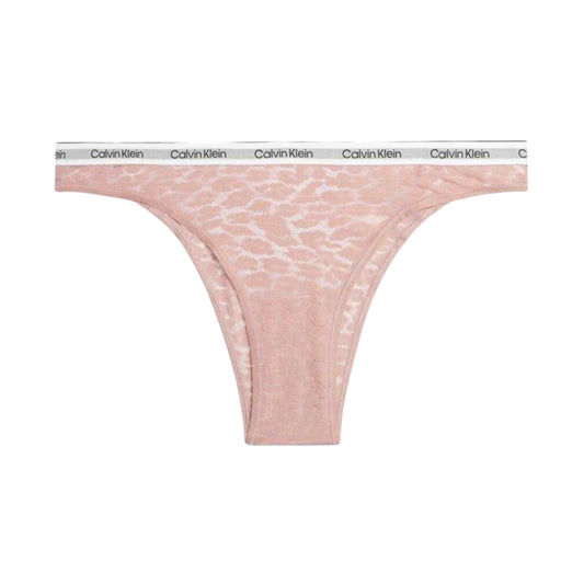 Leopard - Front - Calvin Klein Womens-Ladies Nylon Brazilian Briefs