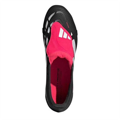 Black-Red - Lifestyle - Adidas Mens League Fold Over Folded Tongue Soft Ground Football Boots