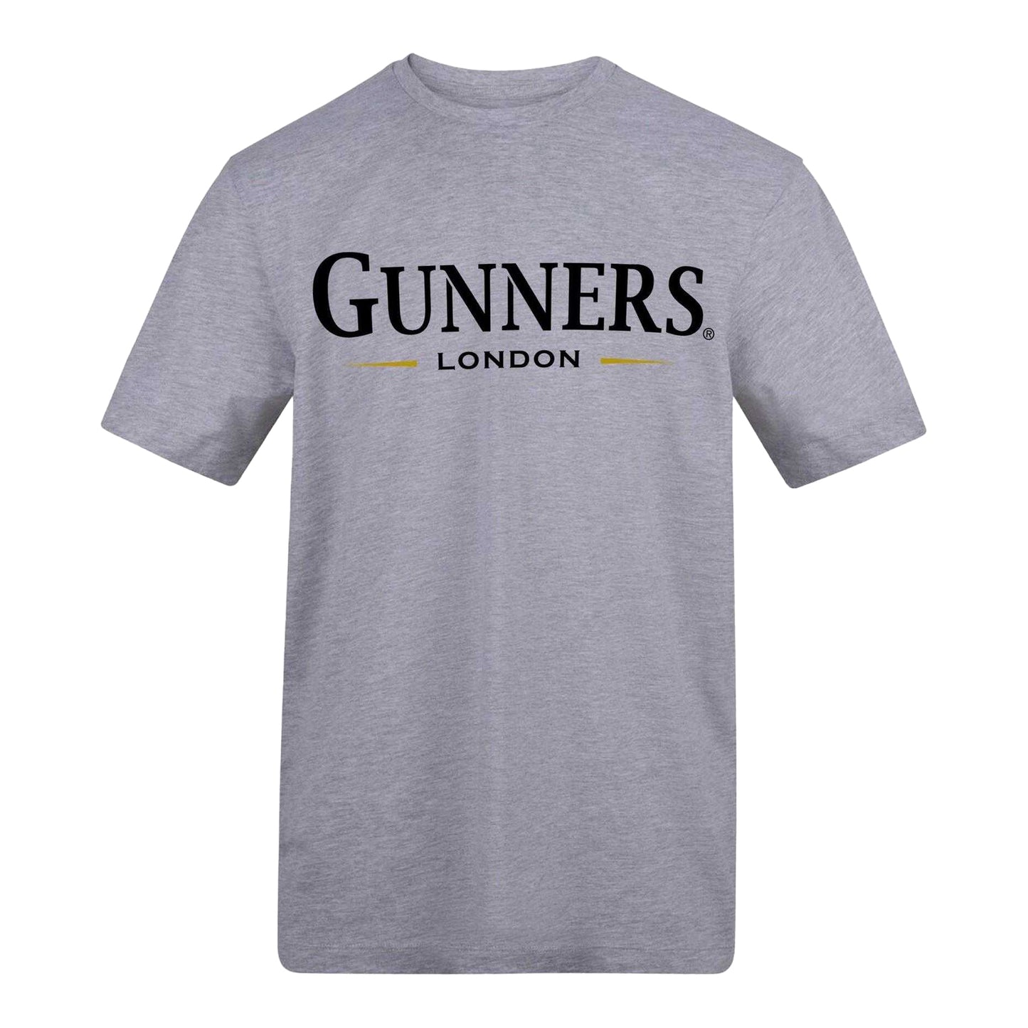 White - Front - AWD Mens Gunners London T-Shirt