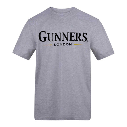 White - Front - AWD Mens Gunners London T-Shirt