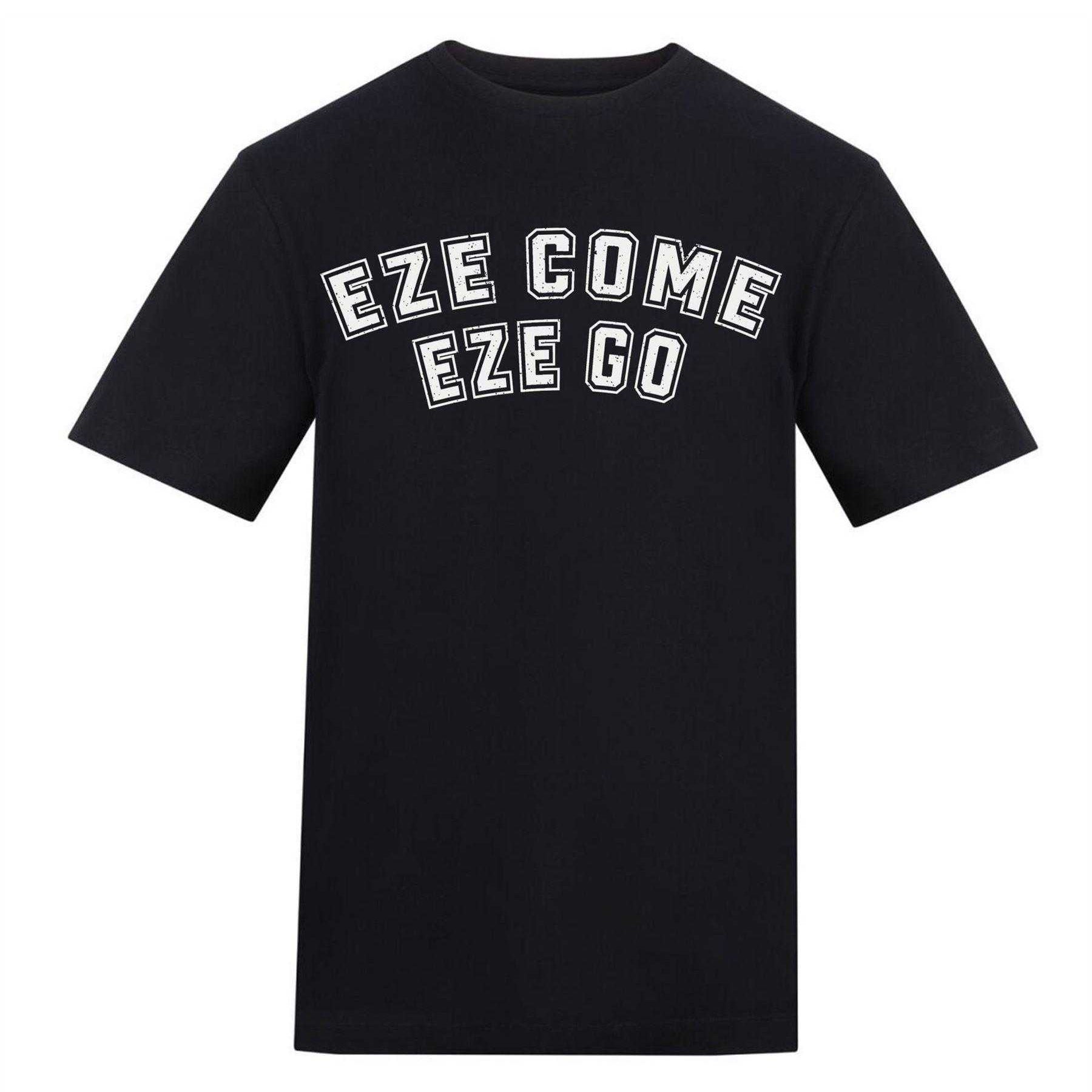 Black - Front - AWD Mens Eze Come Eze Go T-Shirt