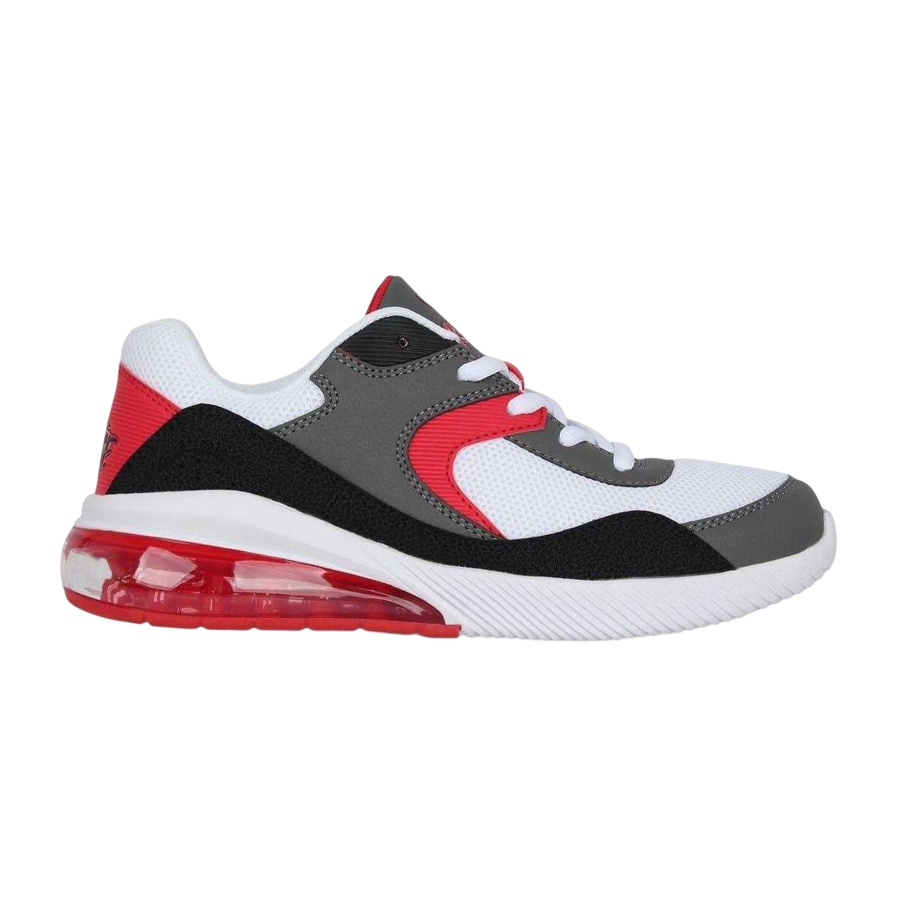White-Red - Front - Rise Childrens-Kids Dispatch Trainers