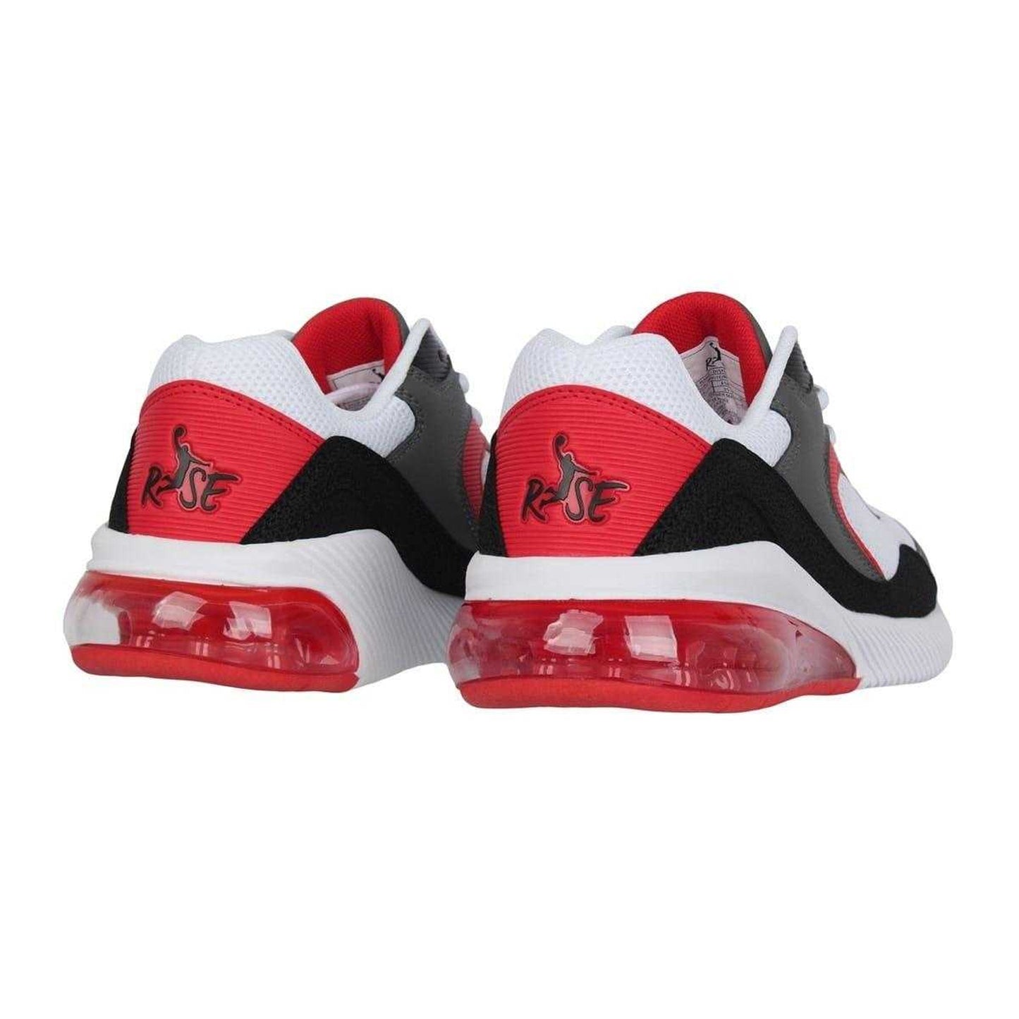White-Red - Back - Rise Childrens-Kids Dispatch Trainers