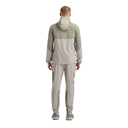 Grey Marl - Back - ALTRYN Mens Wooderson Performance Jacket
