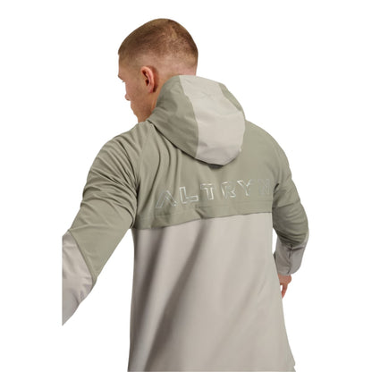 Grey Marl - Side - ALTRYN Mens Wooderson Performance Jacket
