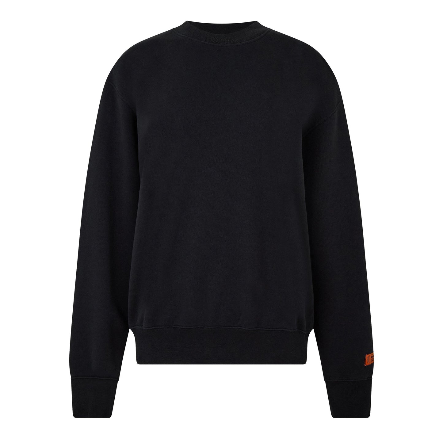 Black - Front - Heron Preston Womens-Ladies Logo Recycled Cotton Crew Neck Sweatshirt