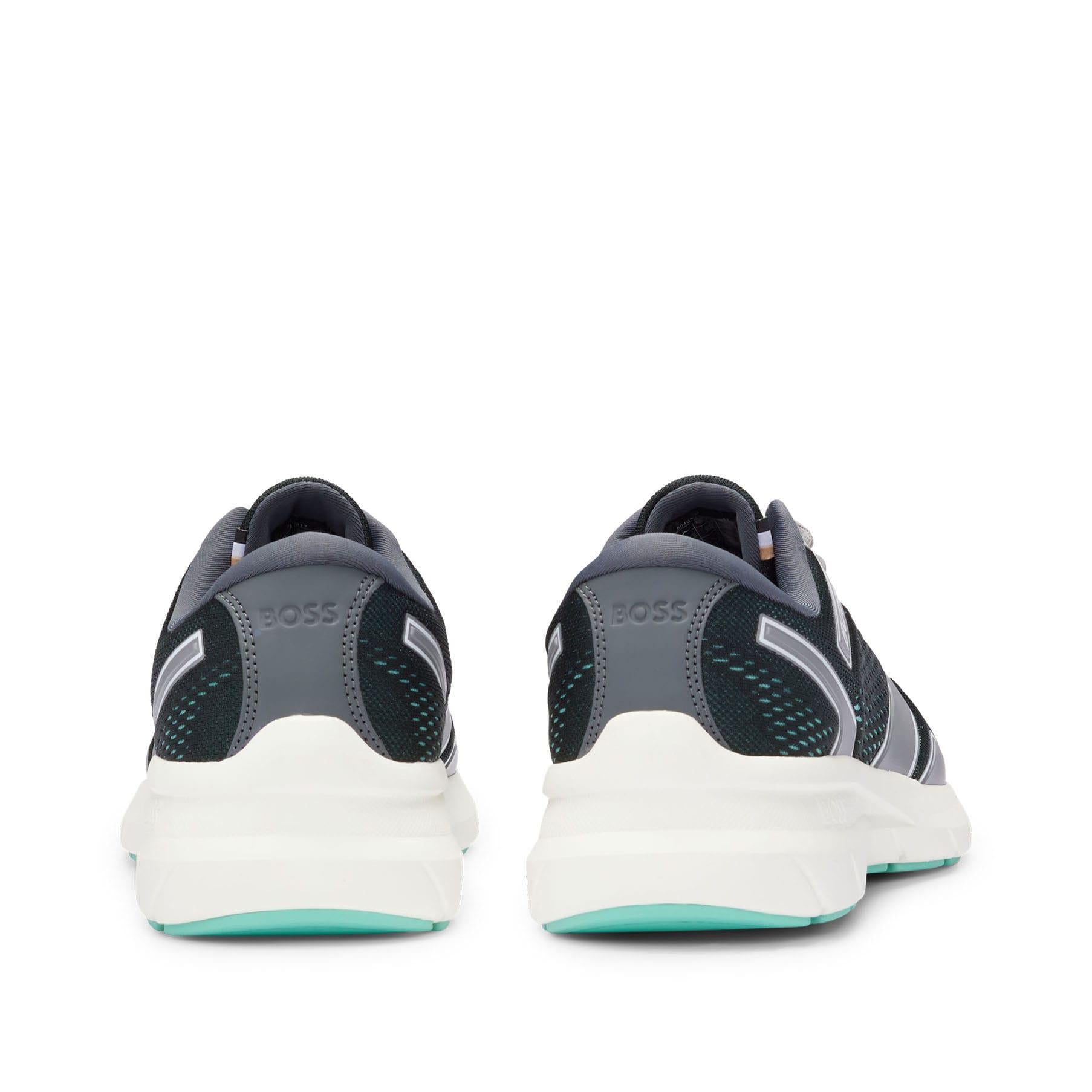 Grey - Lifestyle - Boss Womens-Ladies Owen Running Trainers
