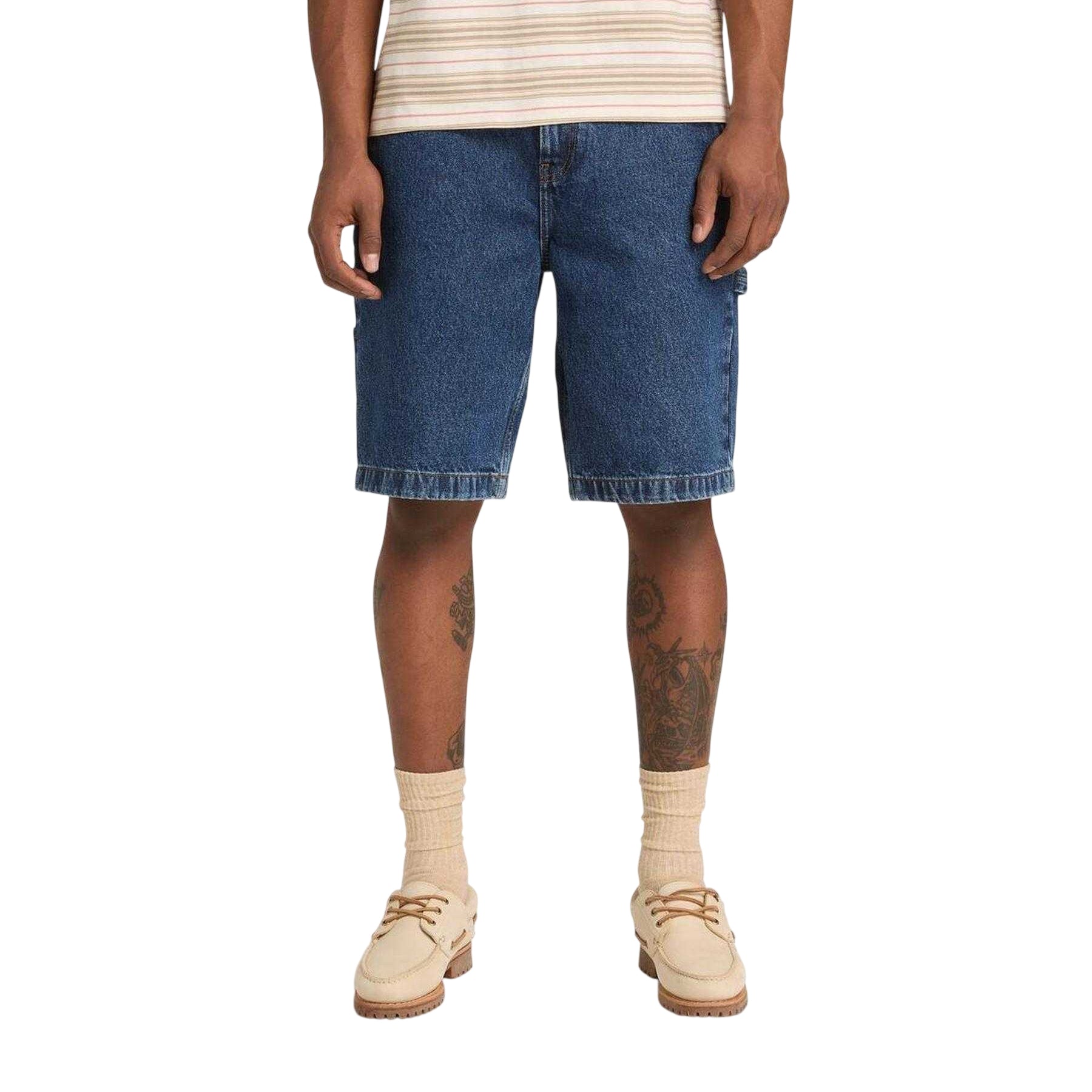 Blue Wash - Lifestyle - Timberland Mens Denim Plain Shorts