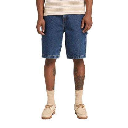 Blue Wash - Lifestyle - Timberland Mens Denim Plain Shorts