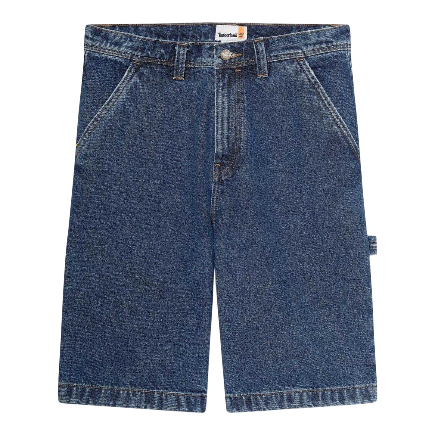 Blue Wash - Front - Timberland Mens Denim Plain Shorts