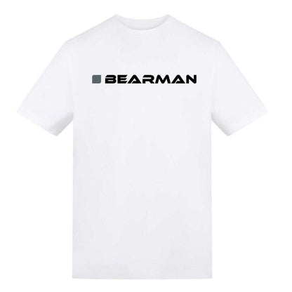 White - Front - AWD Unisex Adult Bearman T-Shirt