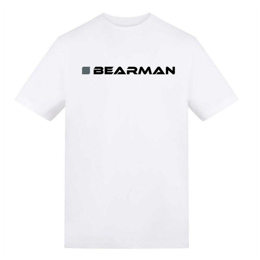 White - Front - AWD Unisex Adult Bearman T-Shirt