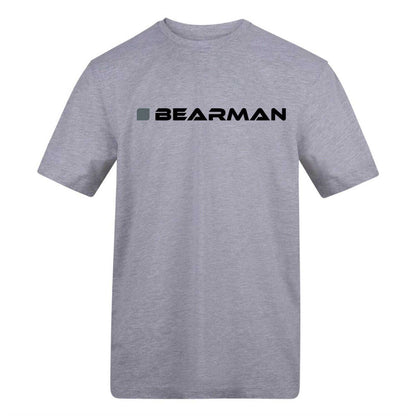 Grey - Front - AWD Unisex Adult Bearman T-Shirt