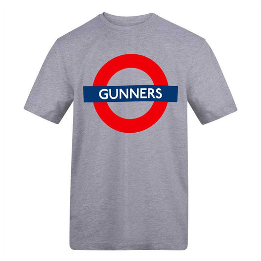 Grey - Front - AWD Unisex Adult Gunners Tube T-Shirt