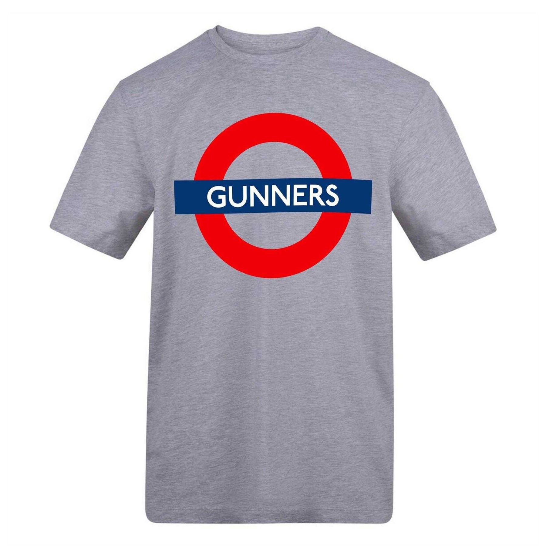 Grey - Front - AWD Unisex Adult Gunners Tube T-Shirt