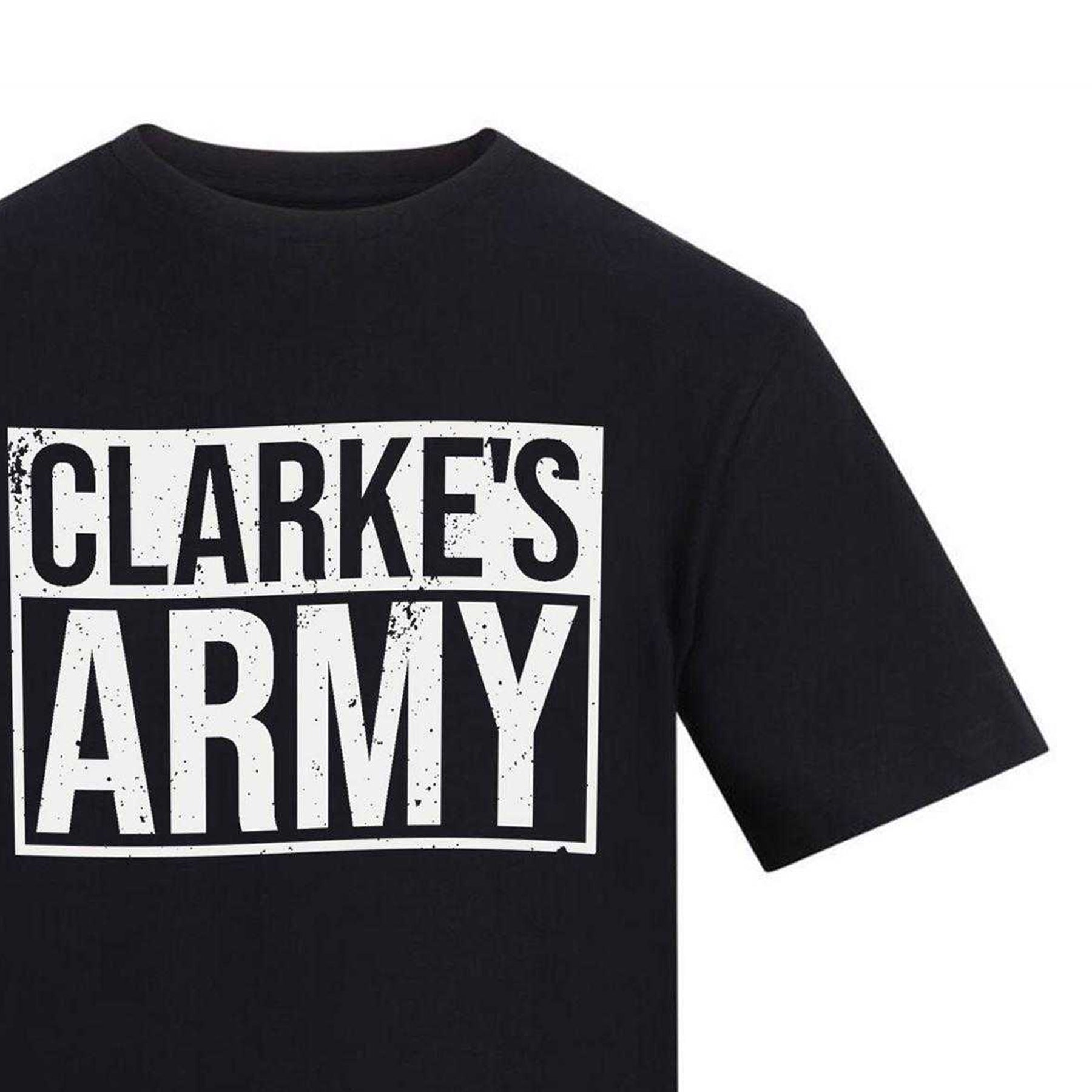 Black - Side - AWD Mens Clarke´s Army T-Shirt