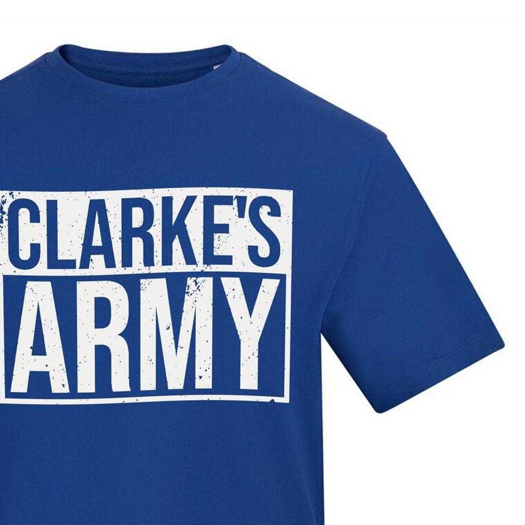 Blue - Side - AWD Mens Clarke´s Army T-Shirt