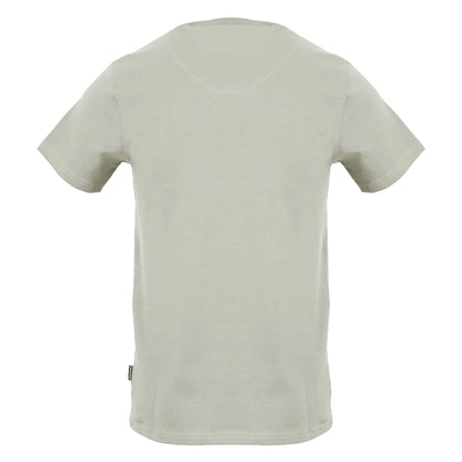Grey - Back - Aquascutum Mens Crest Slim T-Shirt