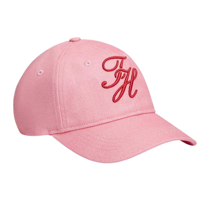 Petal Rose - Front - Tommy Hilfiger Womens-Ladies Embroidered Logo Baseball Cap