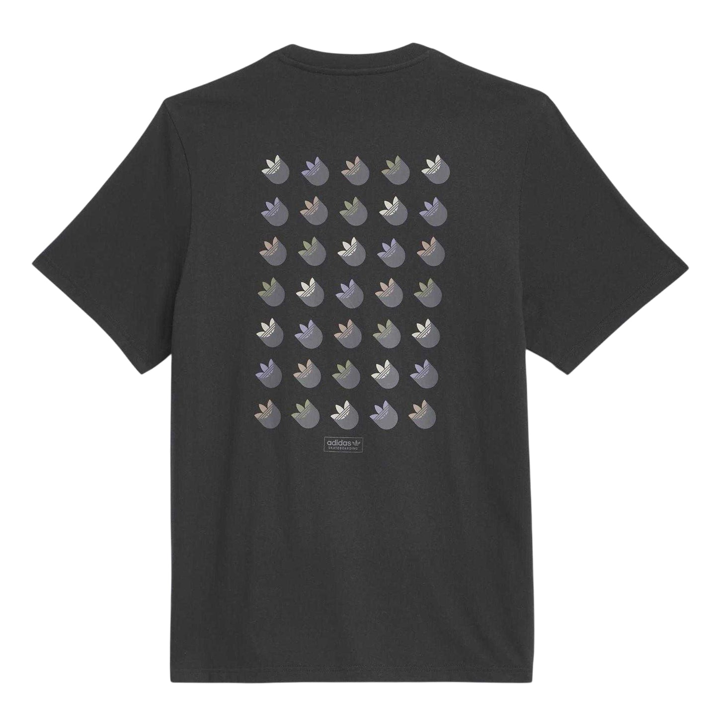 Black - Back - Adidas Unisex Adult Trefoil T-Shirt