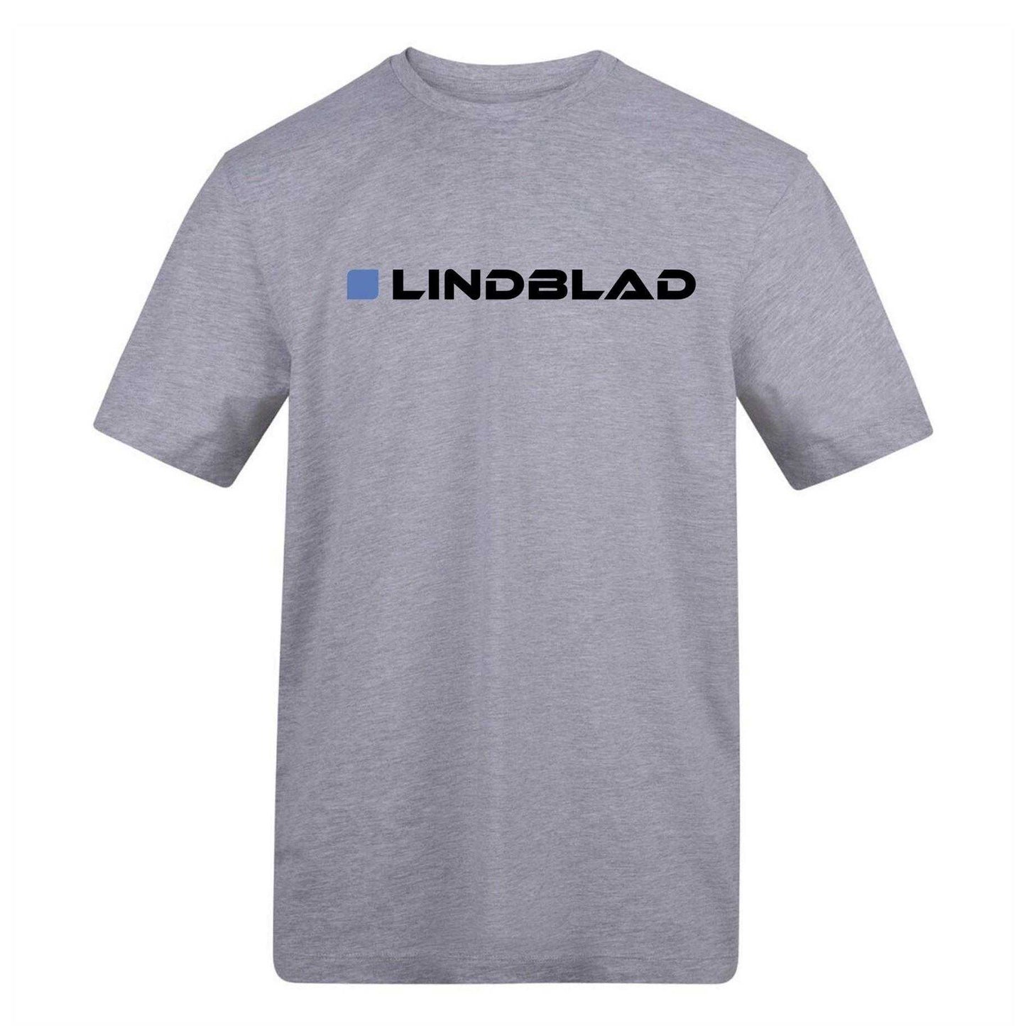 Grey - Front - F1 Unisex Adult Lindblad Cotton T-Shirt