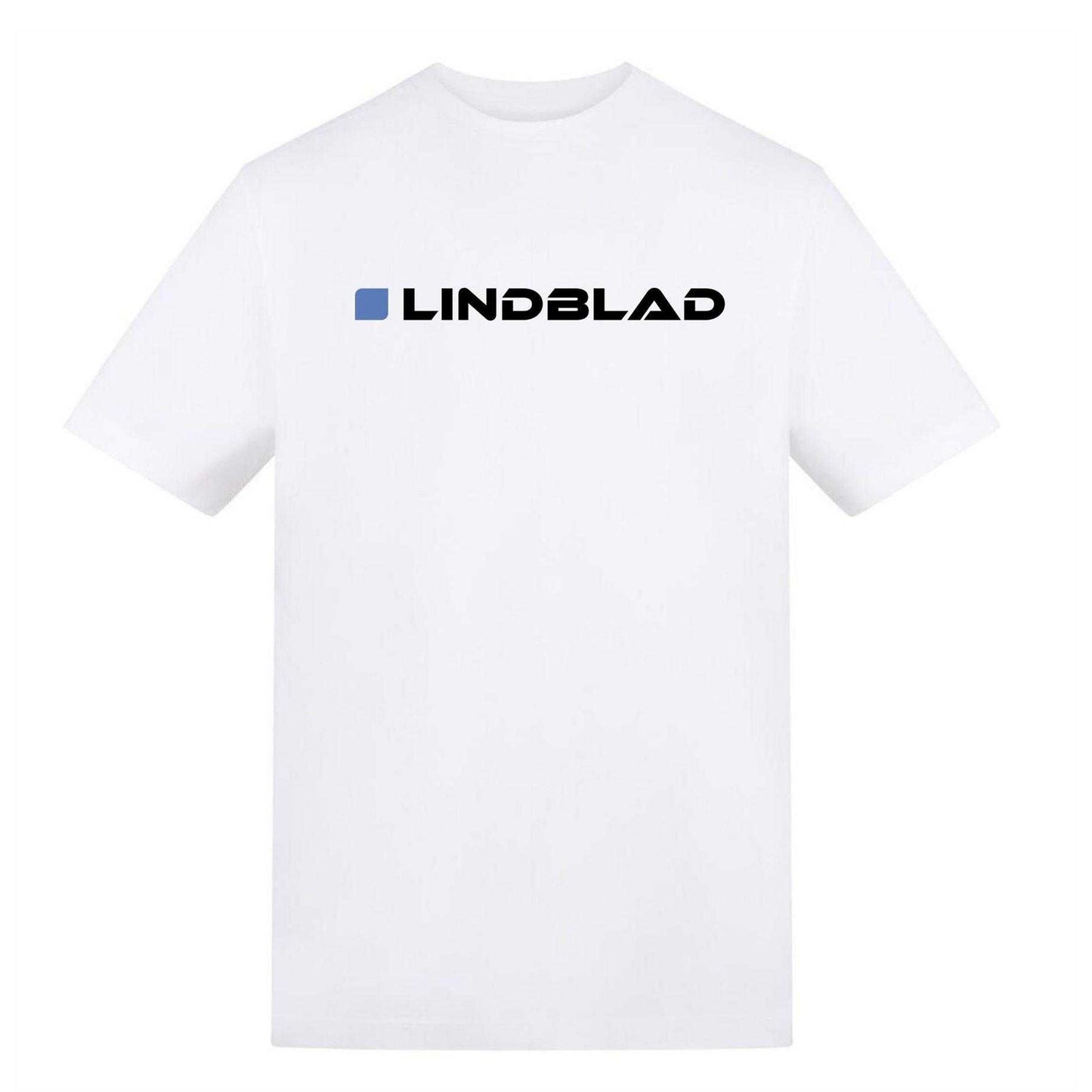 White - Front - F1 Unisex Adult Lindblad Cotton T-Shirt