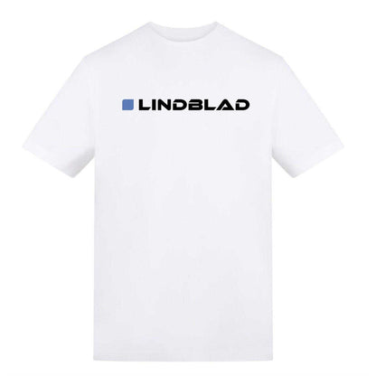 White - Front - F1 Unisex Adult Lindblad Cotton T-Shirt