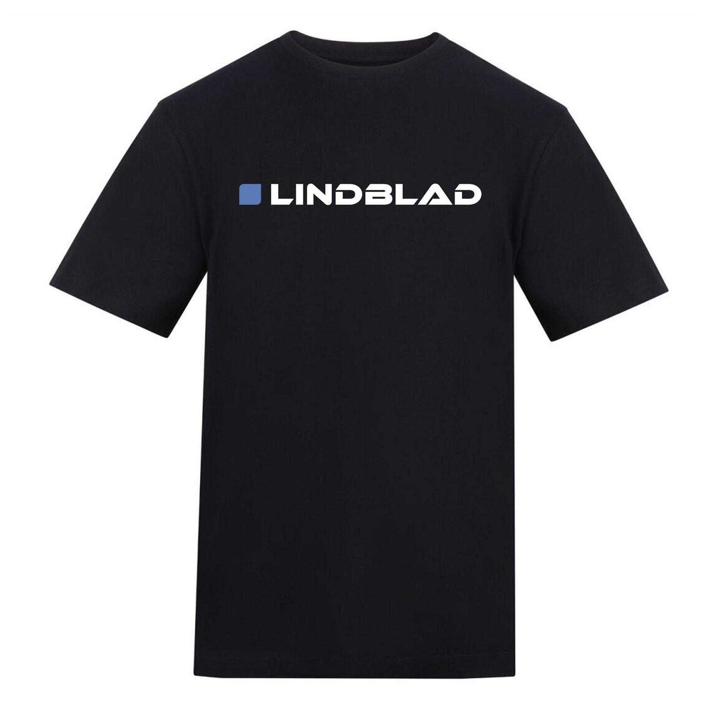 Black - Front - F1 Unisex Adult Lindblad Cotton T-Shirt