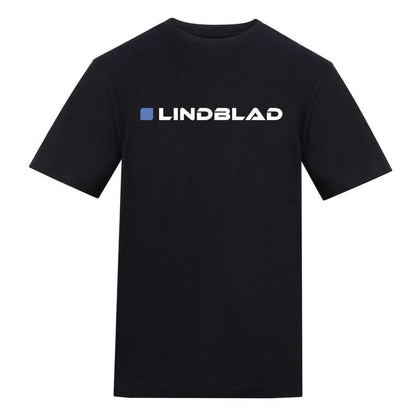 Black - Front - F1 Unisex Adult Lindblad Cotton T-Shirt