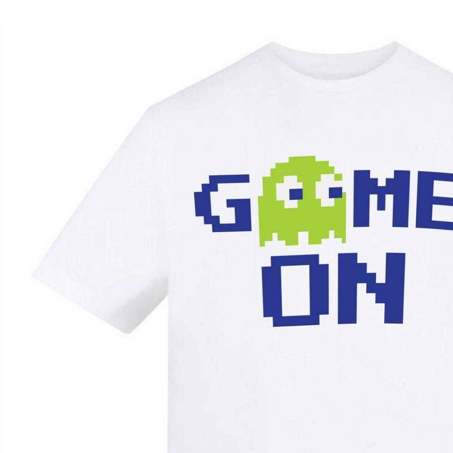 White - Side - AWD Unisex Adult Game On Pixel T-Shirt