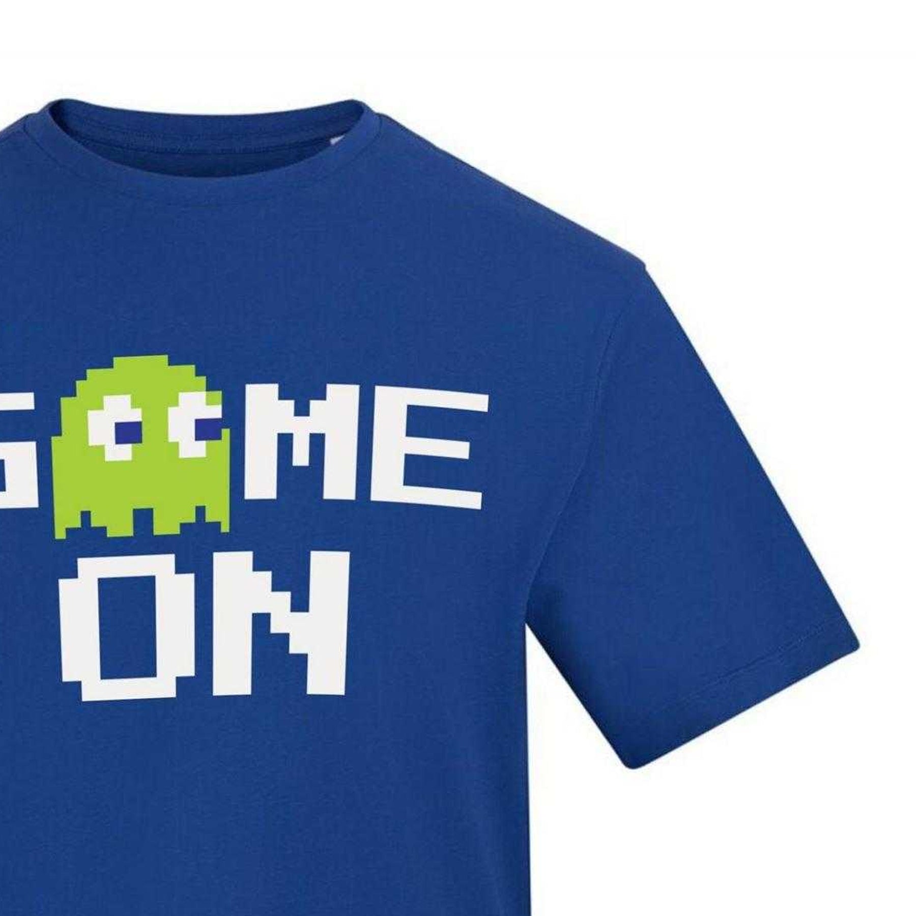 Blue - Side - AWD Unisex Adult Game On Pixel T-Shirt