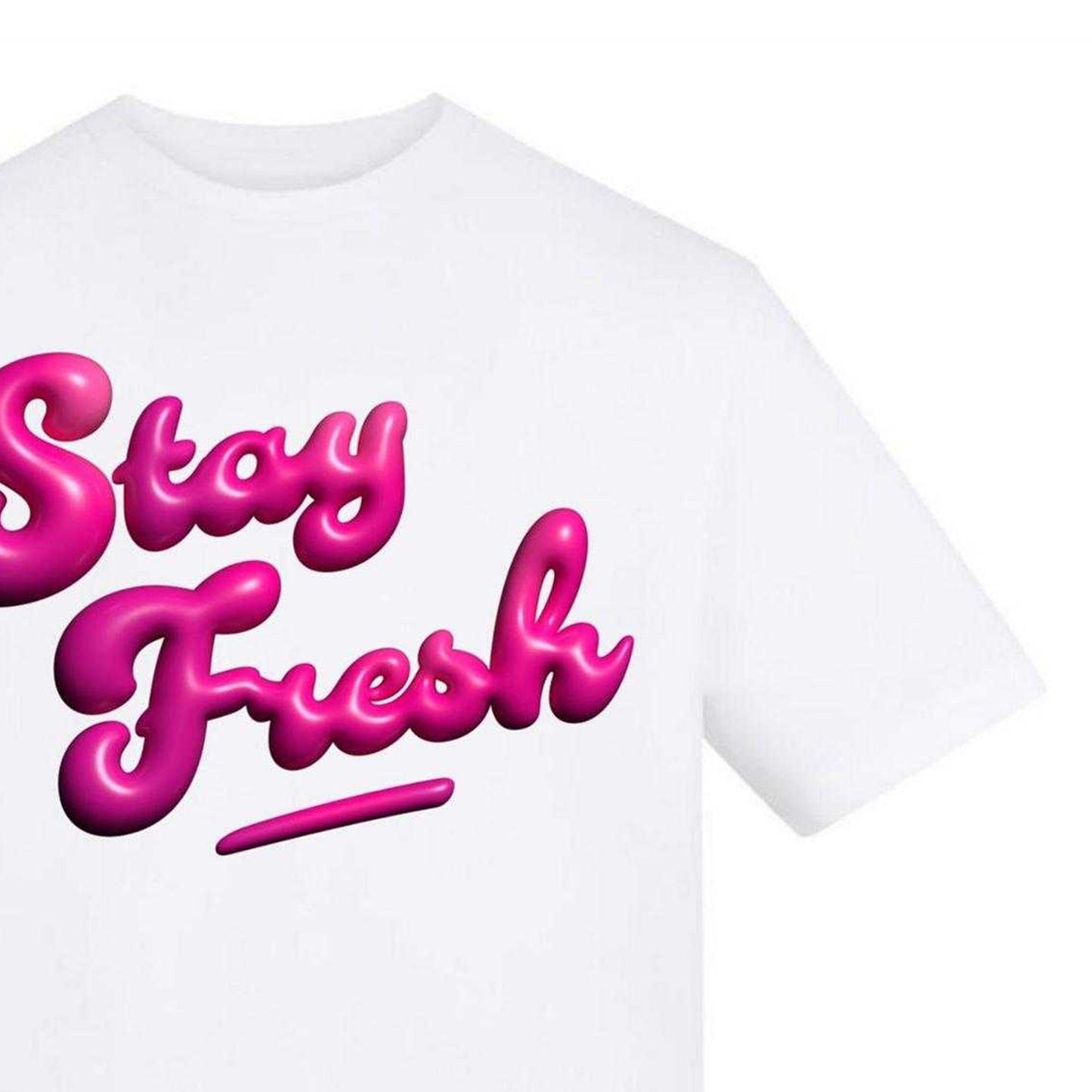 White - Side - AWD Unisex Adult Stay Fresh T-Shirt