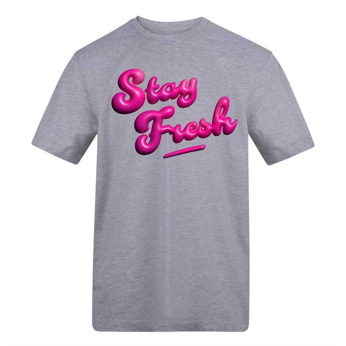 Grey - Front - AWD Unisex Adult Stay Fresh T-Shirt