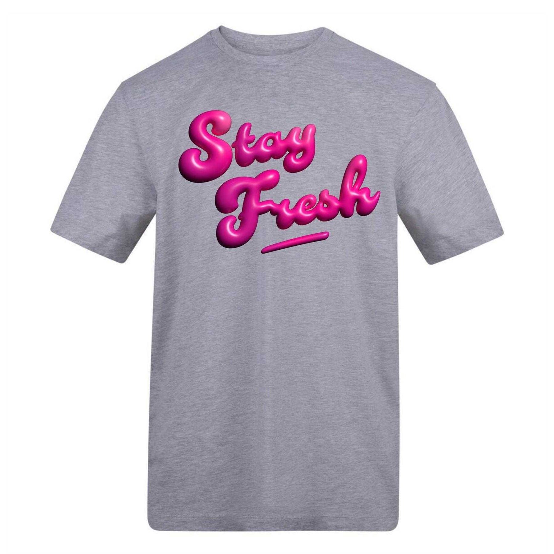 Grey - Front - AWD Unisex Adult Stay Fresh T-Shirt