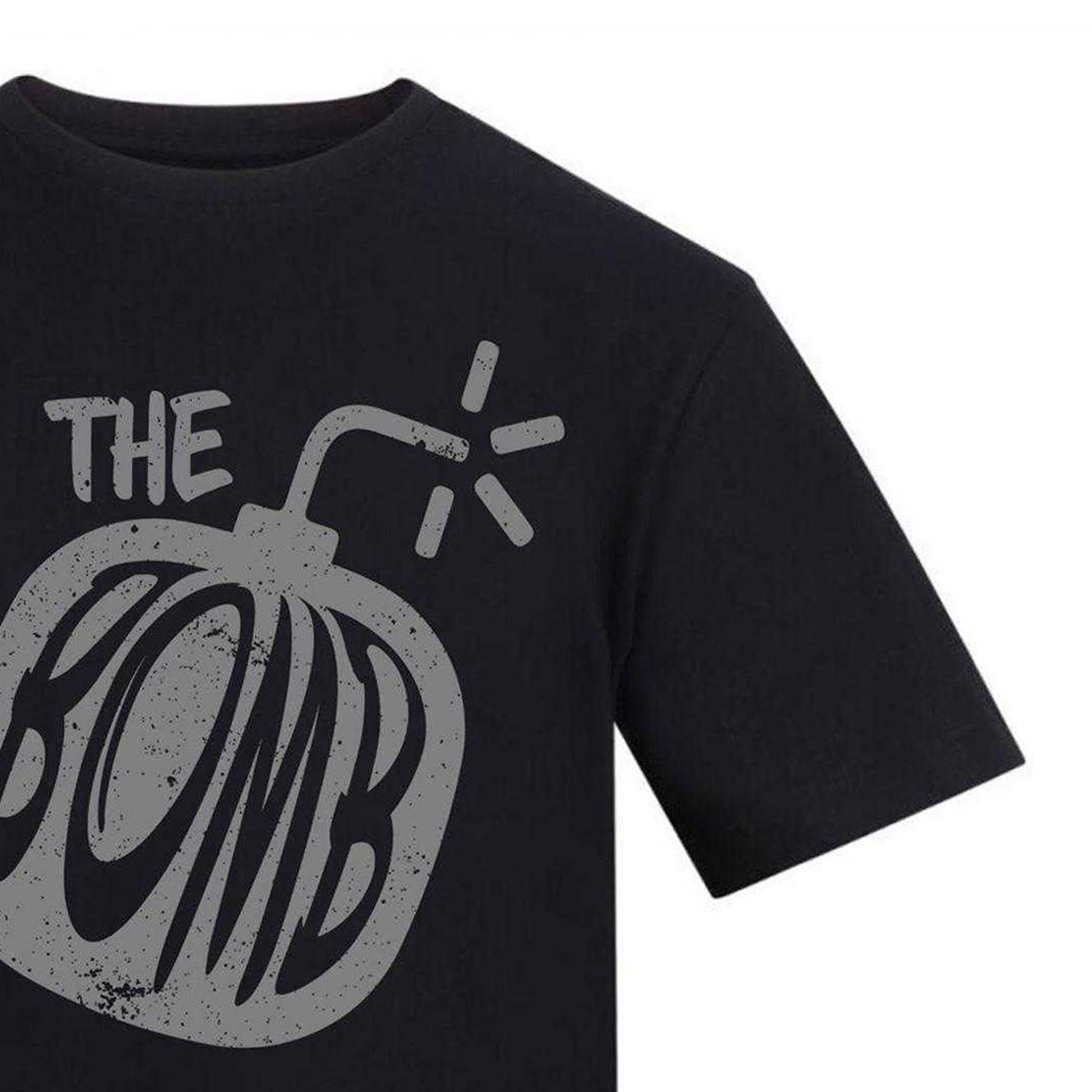 Black - Side - AWD Unisex Adult The Bomb T-Shirt