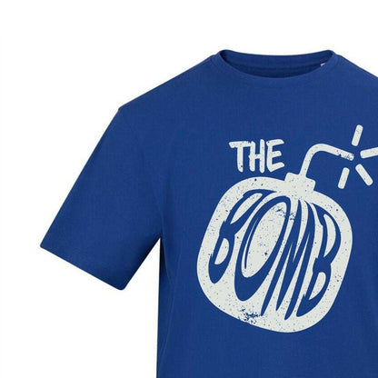 Blue - Side - AWD Unisex Adult The Bomb T-Shirt