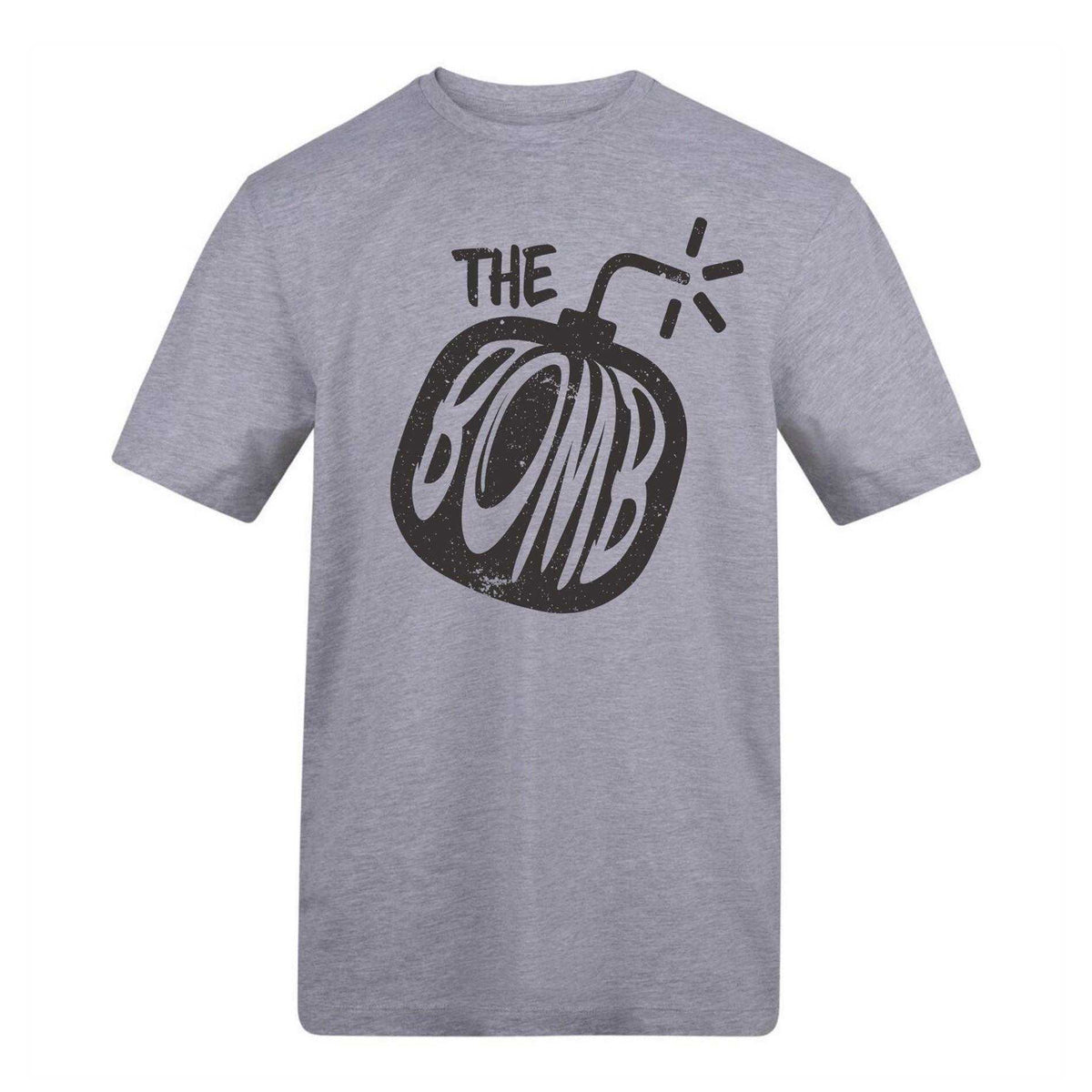 Grey - Front - AWD Unisex Adult The Bomb T-Shirt
