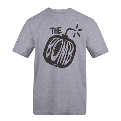 Grey - Front - AWD Unisex Adult The Bomb T-Shirt