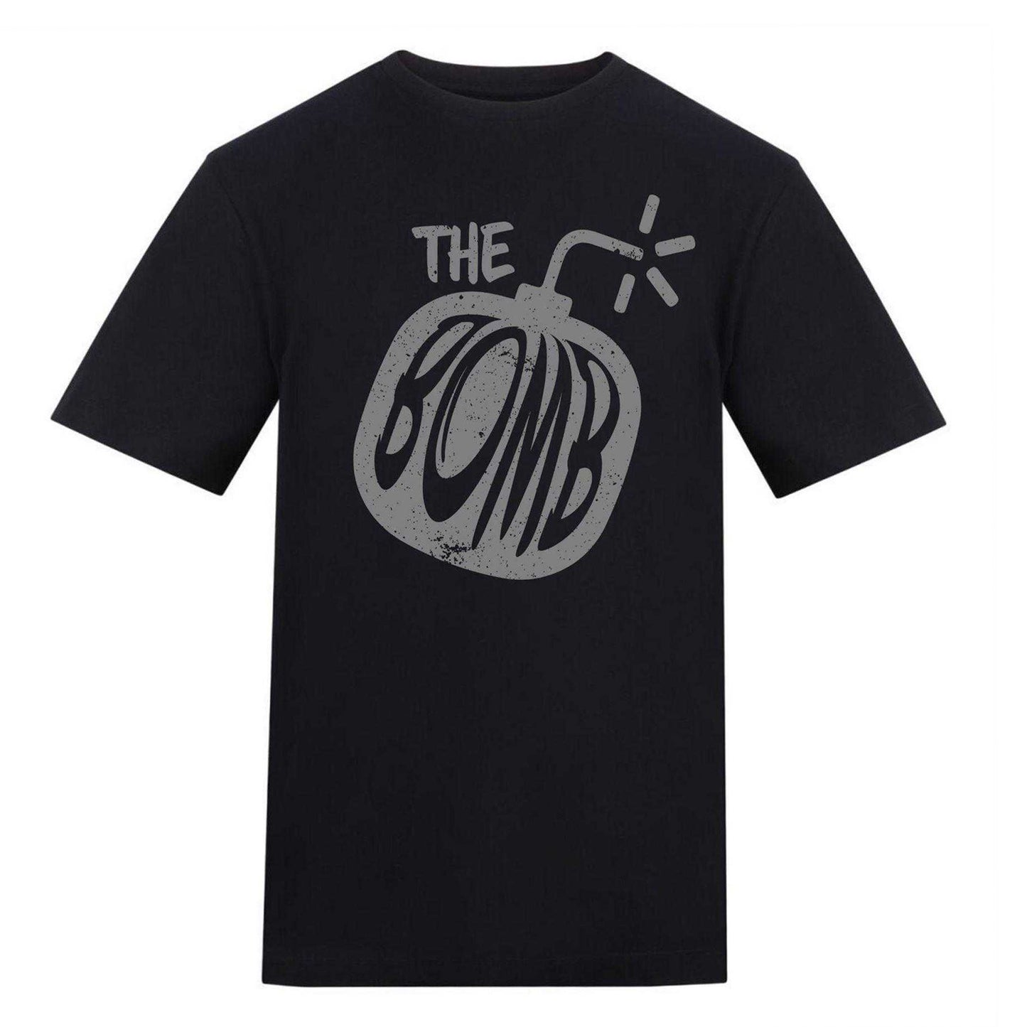 Black - Front - AWD Unisex Adult The Bomb T-Shirt